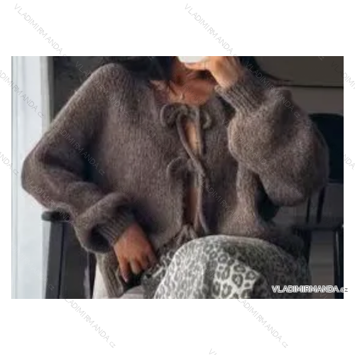 Women's long sleeve knitted sweater (S/M/L ONE SIZE) ITALIAN FASHION IMPLI2530730