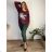 Women's oversized stretch sweatpants (50/52 ONE SIZE) ITALIAN FASHION IM425016