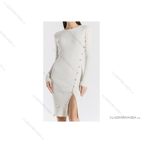 Women's Long Sleeve Pendant Dress (S/M ONE SIZE) ITALIAN FASHION IMPLI2371653