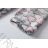 Warm fluffy bathrobe with hood for girls (98-128) KUGO FZ-6717