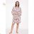 Warm fluffy bathrobe with hood for girls (98-128) KUGO FZ-6717