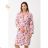 Warm fluffy bathrobe with hood for girls (98-128) KUGO FZ-6717