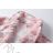 Warm fluffy bathrobe with hood for girls (98-128) KUGO FZ-6717
