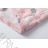 Warm fluffy bathrobe with hood for girls (98-128) KUGO FZ-6717