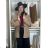 Women's stretch pants (S/M/L ONE SIZE) ITALIAN FASHION IMWKK25022  beige
