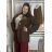Women's stretch pants (S/M/L ONE SIZE) ITALIAN FASHION IMWKK25022  beige