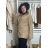 Women's stretch pants (S/M/L ONE SIZE) ITALIAN FASHION IMWKK25022  beige