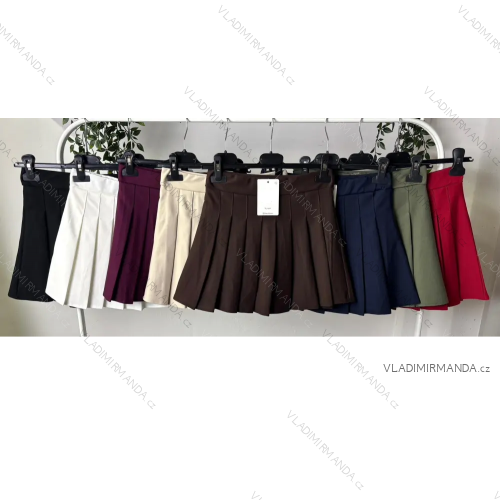 Women's short pleated skirt (S/M/L ONE SIZE) ITALIAN FASHION IMPLP2433110075