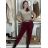 Women's 3/4 long sleeve shirt dress (XS/S/M ONE SIZE) ITALIAN FASHION IMD25030 S / M / L beige