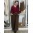 Women's Summer Long Harem Pants (42/44/46 ONE SIZE) ITALIAN FASHION IM424361 S / M / L black