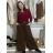Women's Summer Long Harem Pants (42/44/46 ONE SIZE) ITALIAN FASHION IM424361 S / M / L black