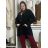 Dress sweater long sleeve ladies (uni sl) ITALIAN Fashion IM2188150 46/48/50 black