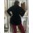 Dress sweater long sleeve ladies (uni sl) ITALIAN Fashion IM2188150 46/48/50 black