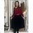 Women's Warm Long Sleeve Dress (L / XL ONE SIZE) ITALIAN FASHION IM421MIA