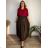 Women's Warm Long Sleeve Dress (L / XL ONE SIZE) ITALIAN FASHION IM421MIA