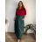 Women's Warm Long Sleeve Dress (L / XL ONE SIZE) ITALIAN FASHION IM421MIA