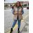 Women's Long Sleeve Summer Shirt Dress (S/M/L ONE SIZE) INDIAN FASHION IMWY23123 3XL beige