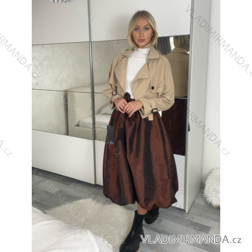 Women's Warm Long Sleeve Dress (L / XL ONE SIZE) ITALIAN FASHION IM421MIA