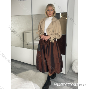 Women's Warm Long Sleeve Dress (L / XL ONE SIZE) ITALIAN FASHION IM421MIA