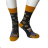 Happy Prague Men's Socks (41-43,44-46) POLISH FASHION DPP23011  wine