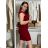 Women's Sheath Party Elegant Sleeveless Dress (S-XL) ITALIAN FASHION IMM22Q51239-21/DR XL dark red