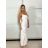 Women's long summer dress with straps (S/M ONE SIZE) ITALIAN FASHION IMPBB24B23868