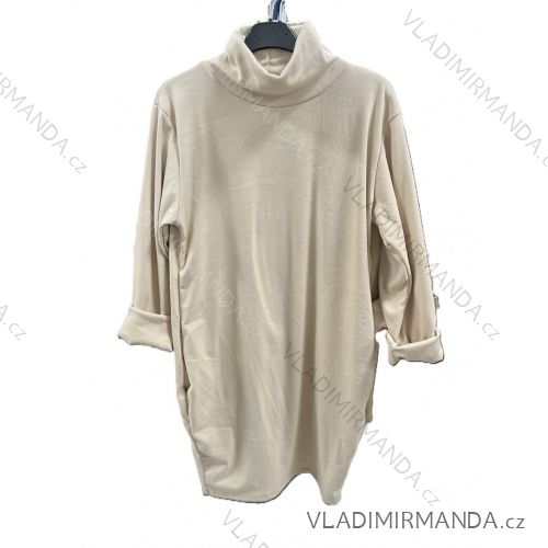 Women's warm dress with turtleneck, long sleeves (XS/S/M ONE SIZE) ITALIAN FASHION IMM25M24858