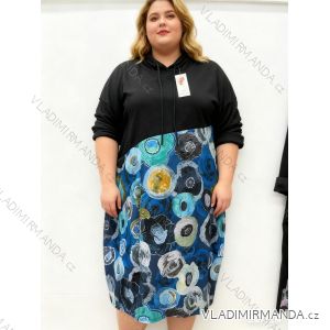 Women's oversized stretch sweatpants (50/52 ONE SIZE) ITALIAN FASHION IM425016