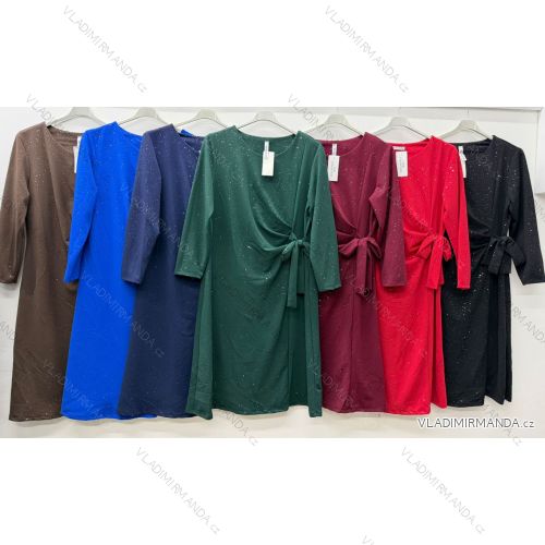 Shirt extended 3/4 long sleeve women's (L/XL/2XL ONE SIZE) ITALIAN FASHION IM423025