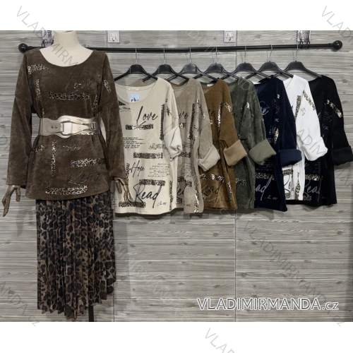 Women's Medium Length Skirt (S/M ONE SIZE) ITALIAN FASHION IMM23HG3154