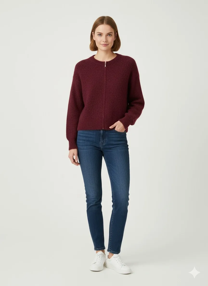 Women's Medium Length Skirt (S/M ONE SIZE) ITALIAN FASHION IMM23HG3154