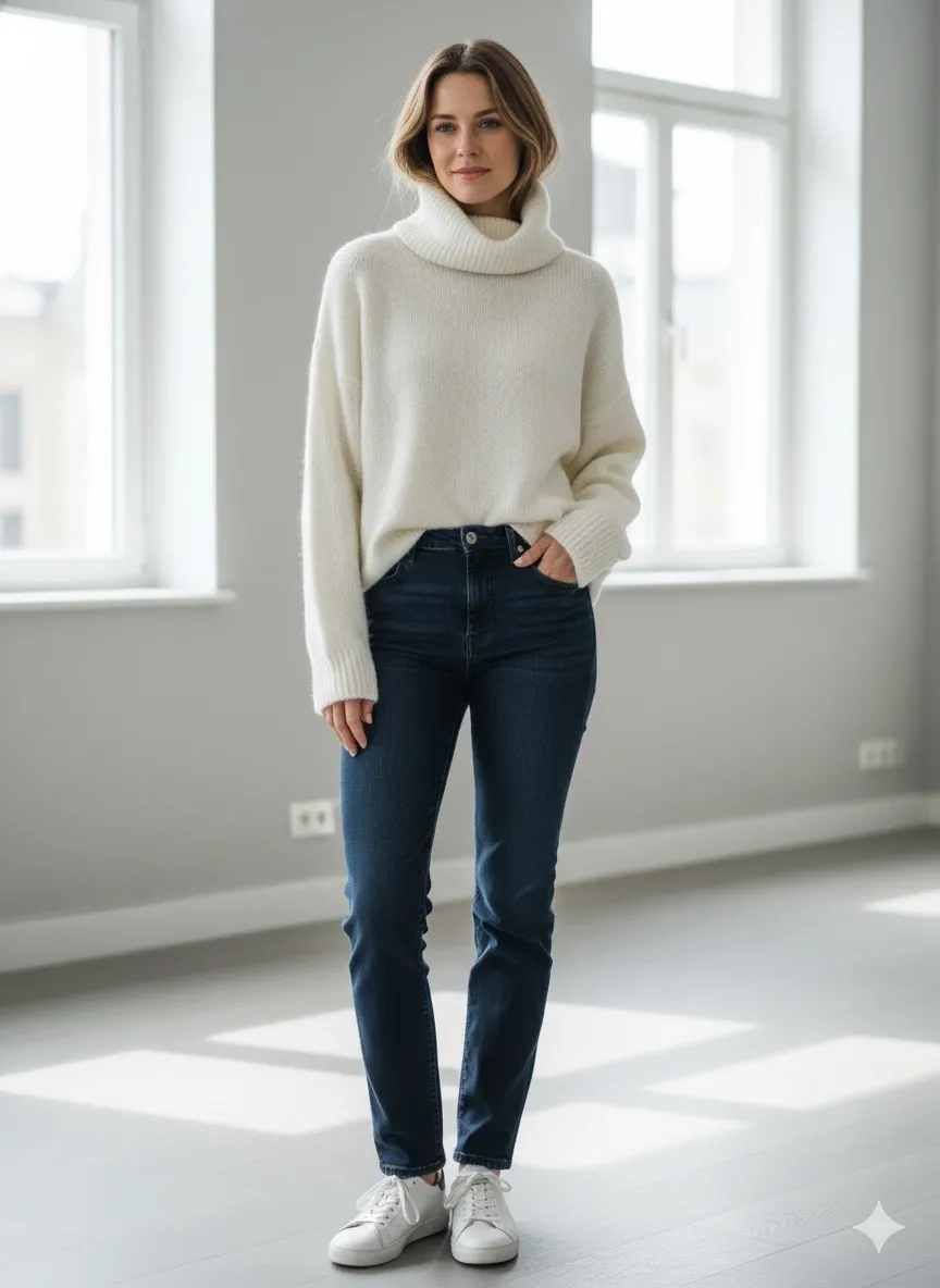 Women's Medium Length Skirt (S/M ONE SIZE) ITALIAN FASHION IMM23HG3154