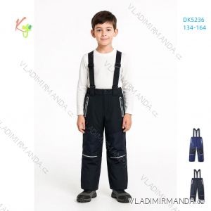 Winter warm-up pants for ski youth girls and boys (134-164) KUGO DK8231