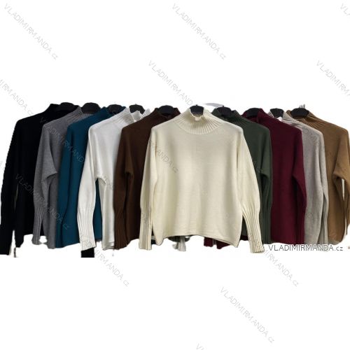 Women's long-sleeved, lightweight, zipped hooded sweatshirt, oversized (52/54/56 ONE SIZE) ITALIAN FASHION IMC25359