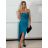 Women's long elegant party dress with straps (S/M ONE SIZE) ITALIAN FASHION IMPBB23B23376