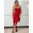 Women's long elegant party dress with straps (S/M ONE SIZE) ITALIAN FASHION IMPBB23B23376