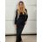 Women's summer top (UNI S / M) ITALIAN FASHION IMM20396 -   black -   S / M / L