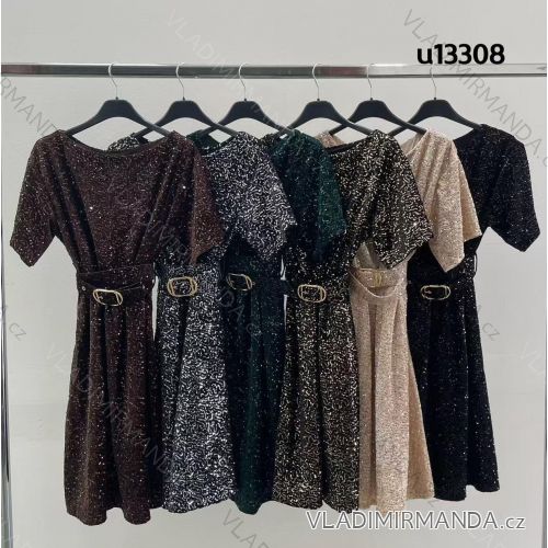 Women's short summer icecool sleeveless dress (S/M ONE SIZE) ITALIAN FASHION IMM23177