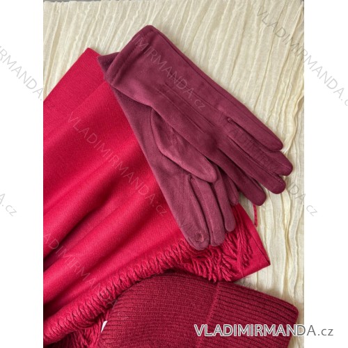 Winter gloves women (ONE SIZE) LOOKEN LOK23SZM-180T ONE SIZE wine