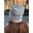 Women's warm winter fleece hat (ONE SIZE) WROBI POLAND PV919036 ONE SIZE beige