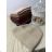 Beige cap decorated with ladies (one size) LISUSCO LIS22M904 ONE SIZE hnědá camel