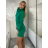 Women's Knitted Carmen Turtleneck Long Sleeve Dress (S/M, L/XL ONE SIZE) ITALIAN IM422A-82356