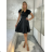 Women's Short Casual Short Sleeve Dress (S/M ONE SIZE) ITALIAN FASHION IMPSH236544
