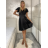Women's Short Casual Short Sleeve Dress (S/M ONE SIZE) ITALIAN FASHION IMPSH236544
