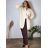 Jacket thin long sleeve women's (UNI XS-M) ITALIAN FASHION IM120049 50/52/54 beige