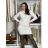 Women's Knitted Carmen Turtleneck Long Sleeve Dress (S/M, L/XL ONE SIZE) ITALIAN IM422A-82356