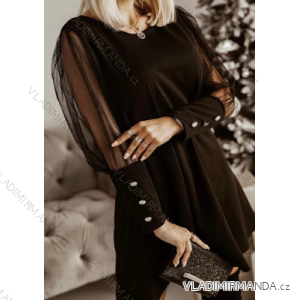Elegant long sleeve women's dress (S/M ONE SIZE) ITALIAN FASHION IMPLI2520582B