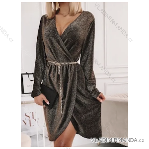 Elegant long sleeve women's dress (S/M/L ONE SIZE) ITALIAN FASHION IMPLI252719