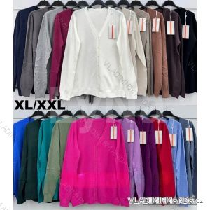 Women's long sleeve furry sweater (S/M/L ONE SIZE) ITALIAN FASHION IMWCH25116