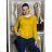 Women's elegant icecool jumpsuit (M/L, XL/XXL) AINUOSI ITALIAN FASHION IMB232785 S / M / L žlutá hořčicová